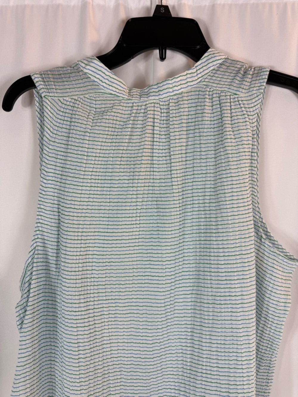 NWT Carve designs Size: M DYLAN TANK Relaxed Fit Tank color: green striped tank - Picture 12 of 15